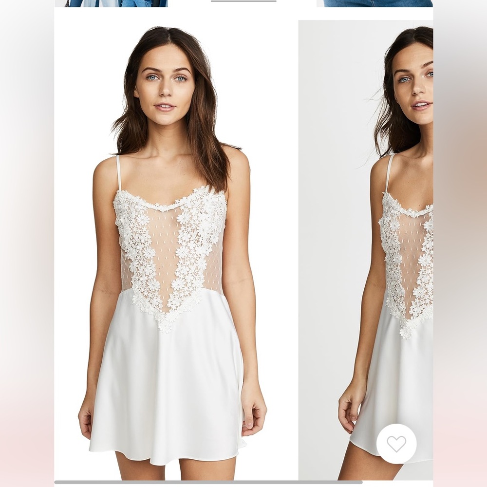 Flora Nikrooz - Showstopper Chemise - Bridal - Small